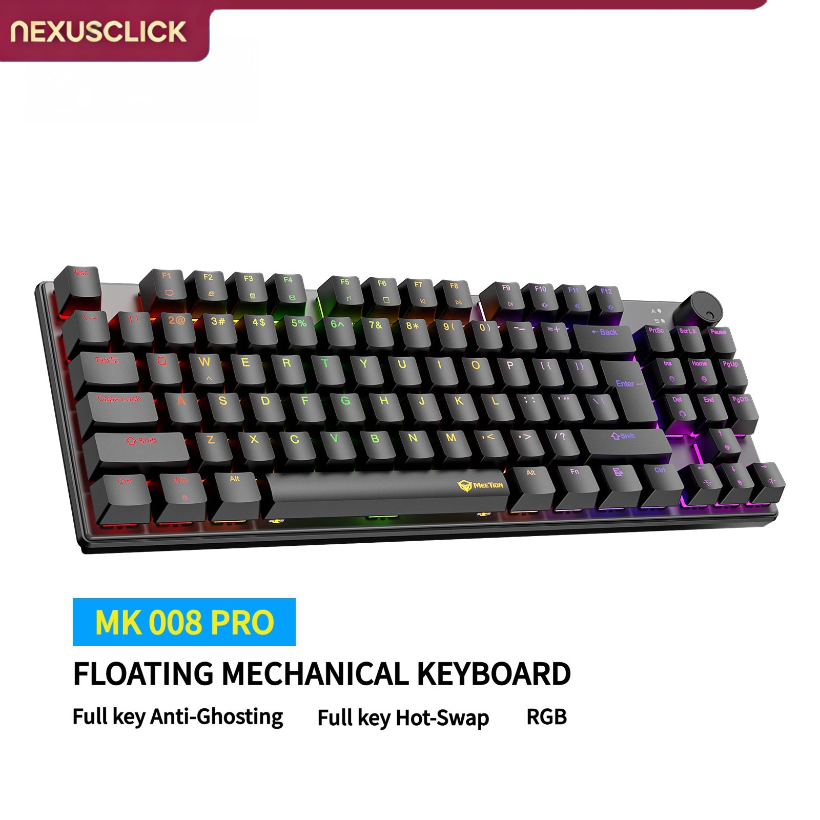 Anti-Ghosting Keyboard - Teclado Mecánico NexusClick de 88 Teclas