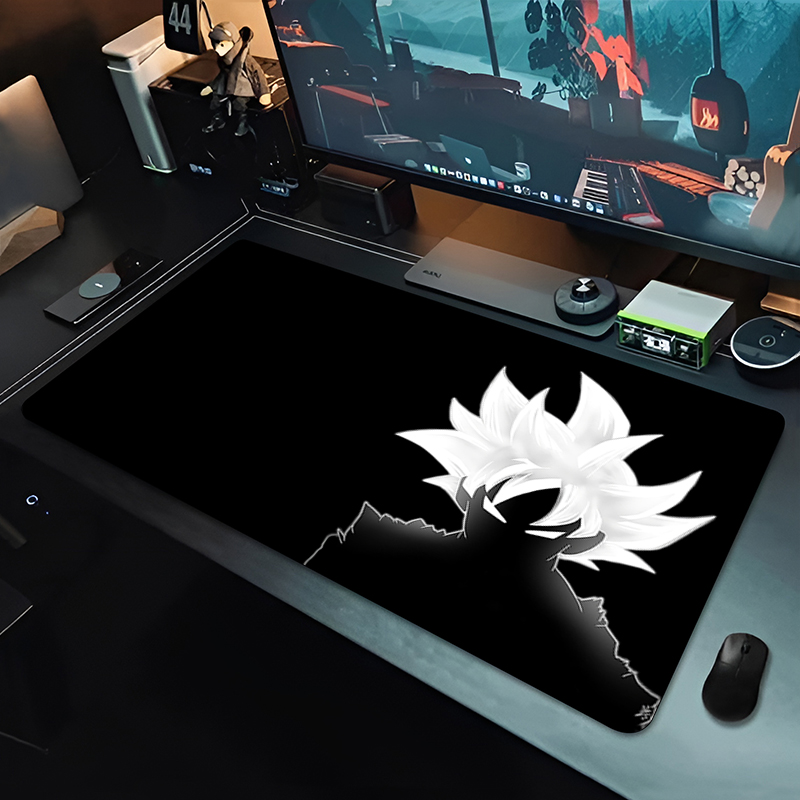 Pc Gaming Setup - Alfombrilla de Ratón DBZ Black Anime