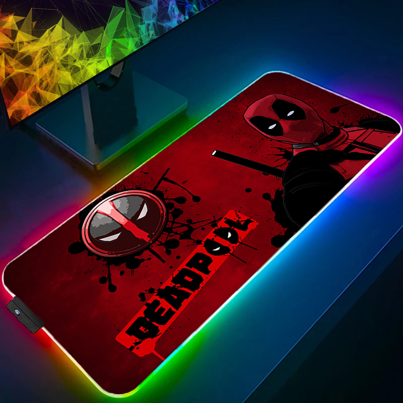 Pc Gaming Setup - Alfombrilla de ratón LED para videojuegos,