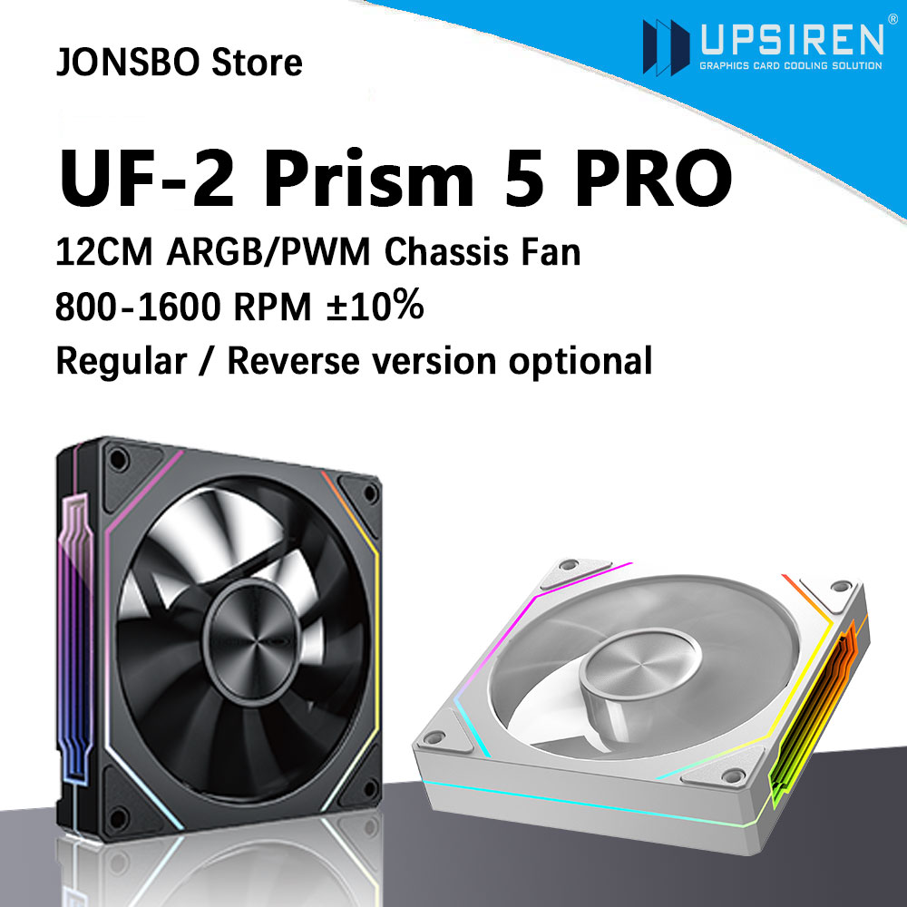 Argb Case Fan - UPSIREN UF-2 PRISM 5 PRO 12CM