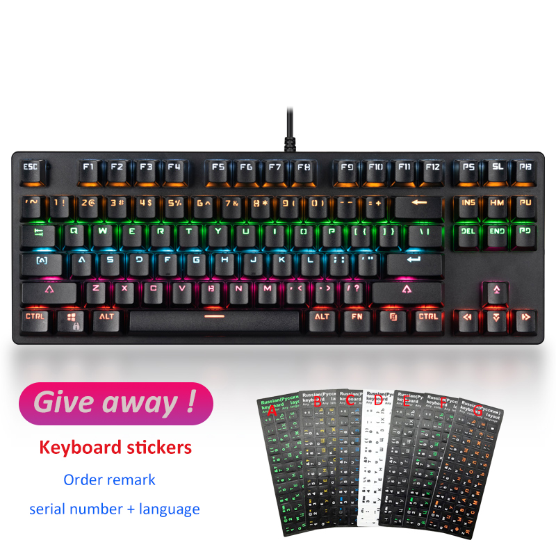 Anti-Ghosting Keyboard - Teclado mecánico para videojuegos, Anti-ghosting, mezcla