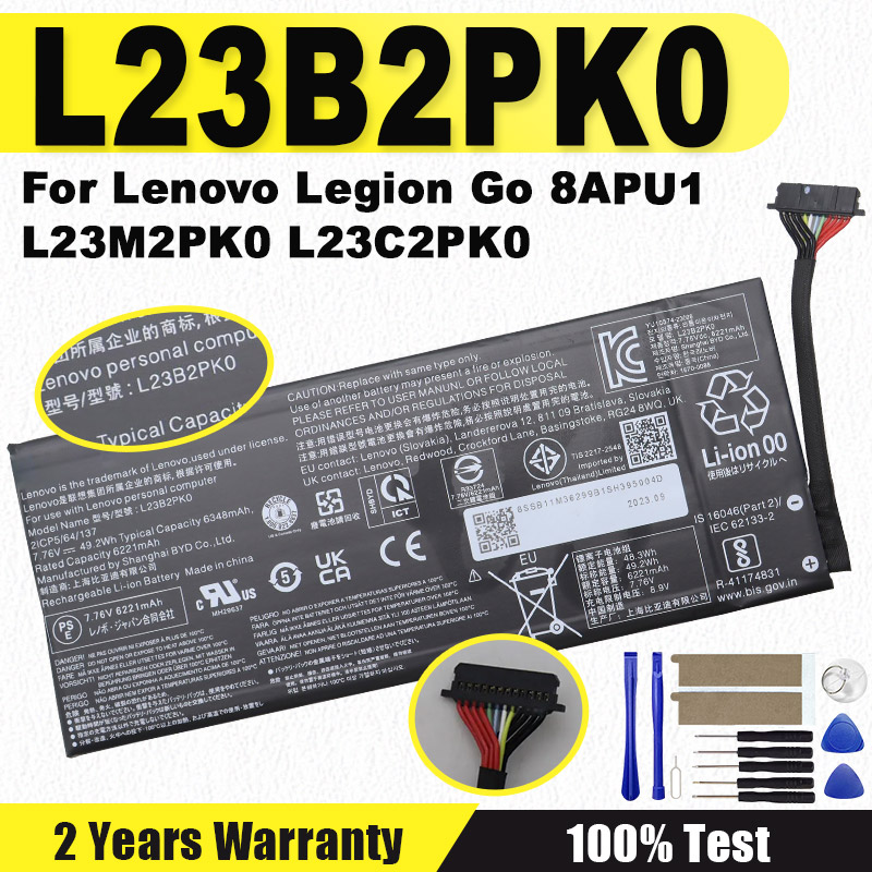 Pc Gaming Lenovo Legion - Nueva batería L23B2PK0 7,76 V 49,2Wh