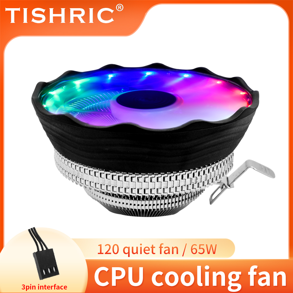 Argb Case Fan - TISHRIC ventilador enfriador de CPU RGB