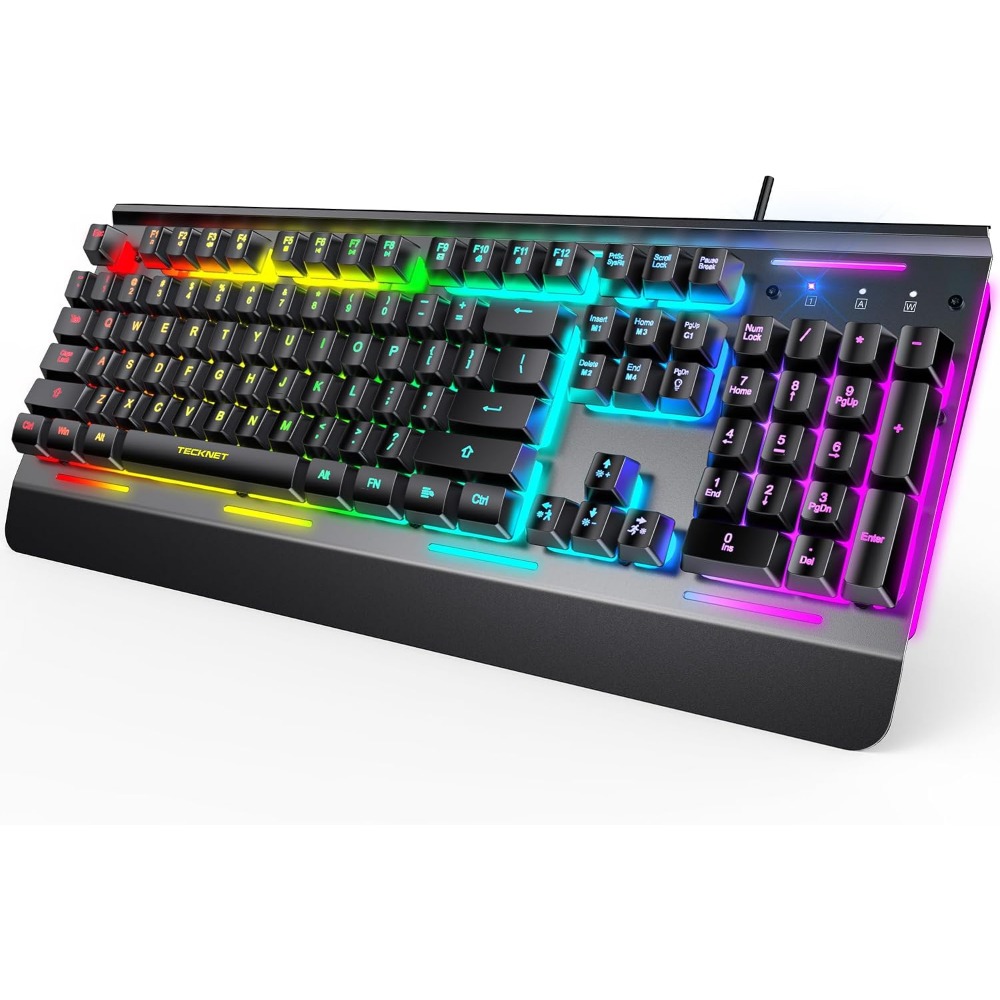 Anti-Ghosting Keyboard - Teclado para Juegos con Cable USB,