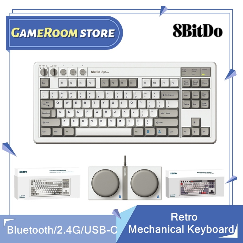 Pc Gaming Gigabyte - Teclado mecánico retro 8Bitdo, teclado para