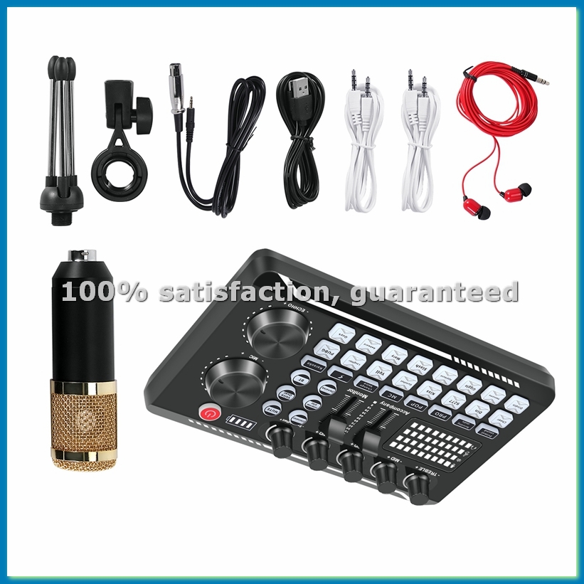 Pc Gaming Kit - Kit de Tarjeta de Sonido F998,