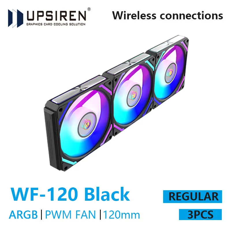 Argb Case Fan - UPSIREN WF-120 ARGB PWM 3 uds