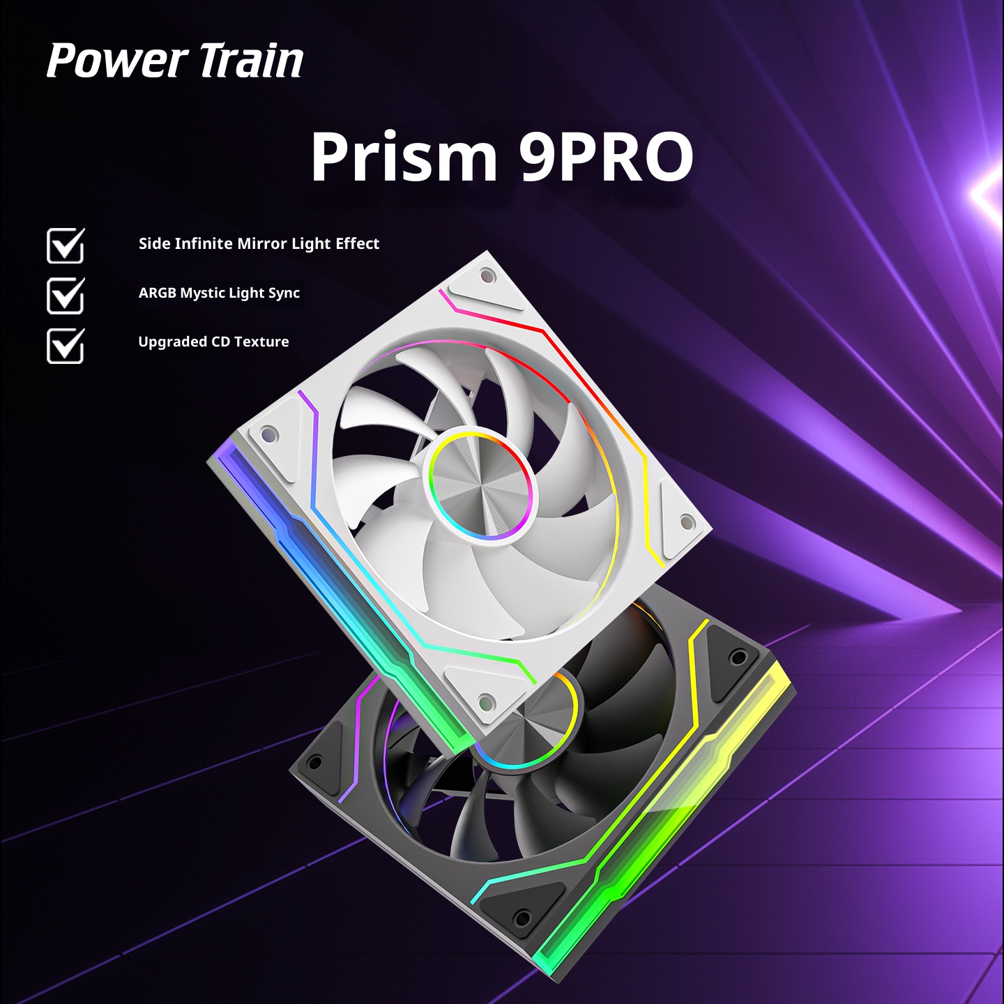 Power Train PRISM 9 PRO Ventil - Argb Case Fan reseña y precio