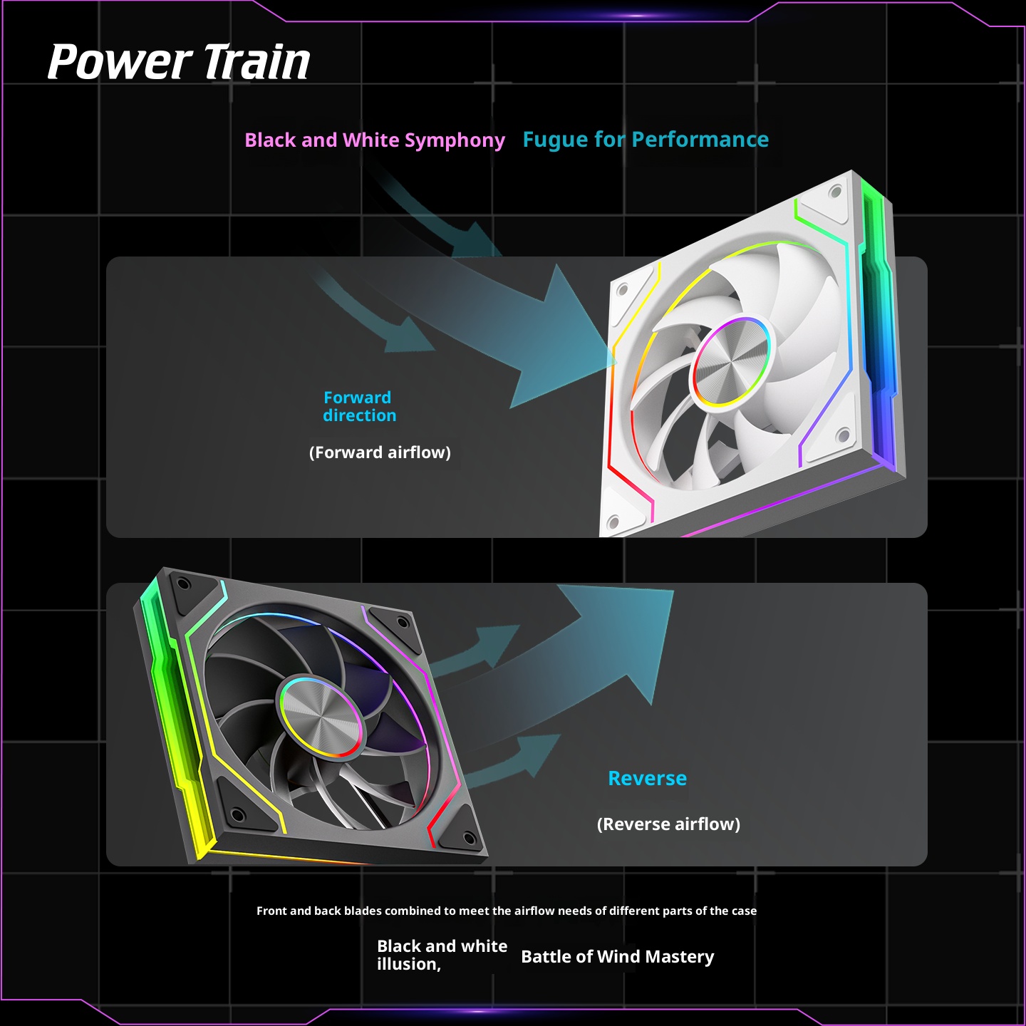 Power Train PRISM 9 PRO Ventil - Argb Case Fan reseña y precio