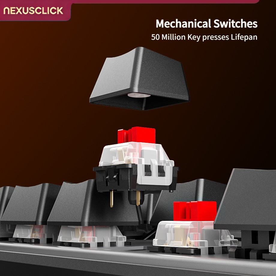 Teclado Mecánico NexusClick de - Anti-Ghosting Keyboard reseña y precio