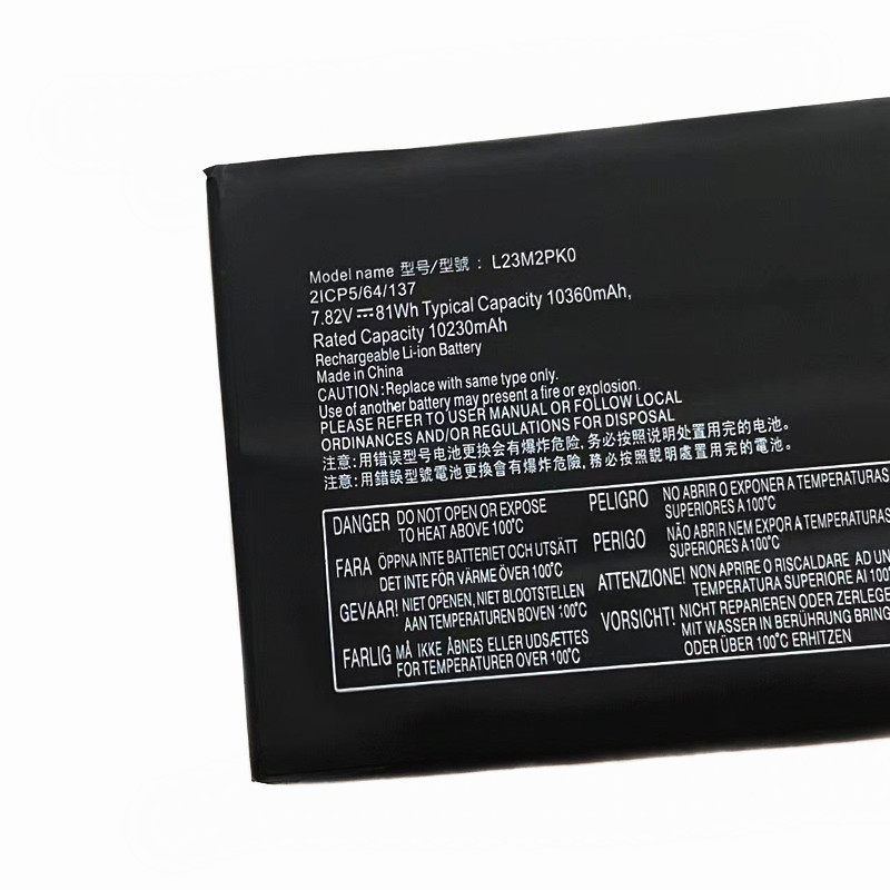 Batería L23M2PK0 de 81WH para  - Pc Gaming Lenovo Legion reseña y precio