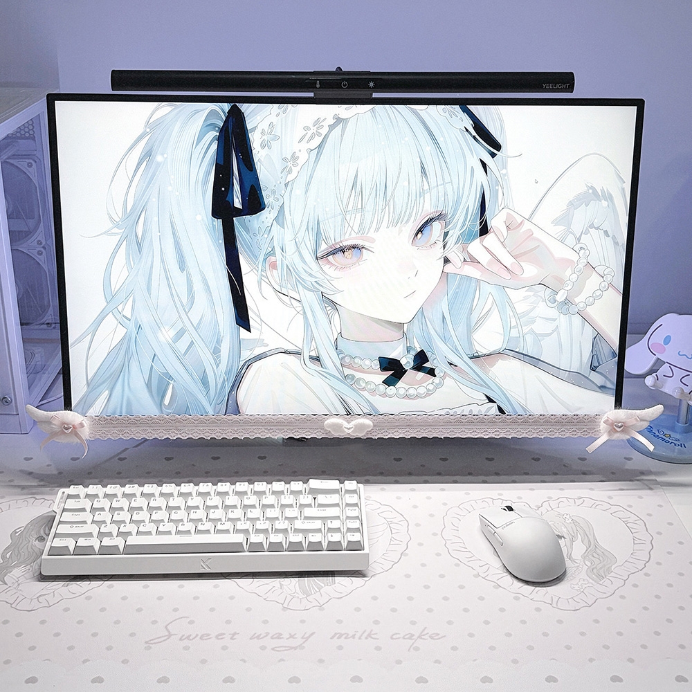 Nuevo Adorno de Encaje Blanco  - Pc Gaming Setup reseña y precio