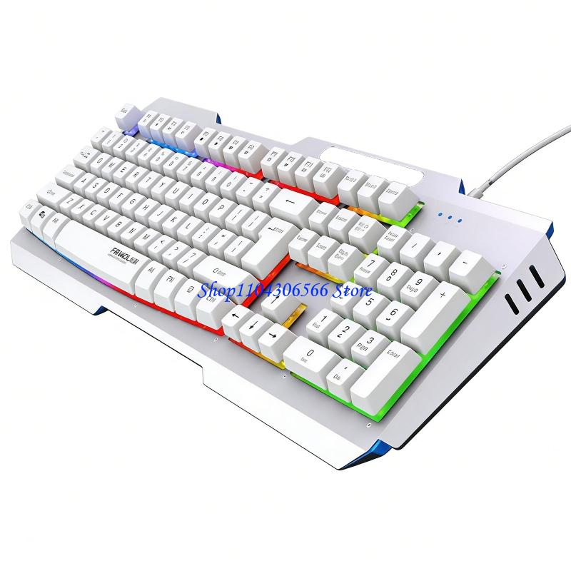 Teclado con cable metal 02DD D - Anti-Ghosting Keyboard reseña y precio