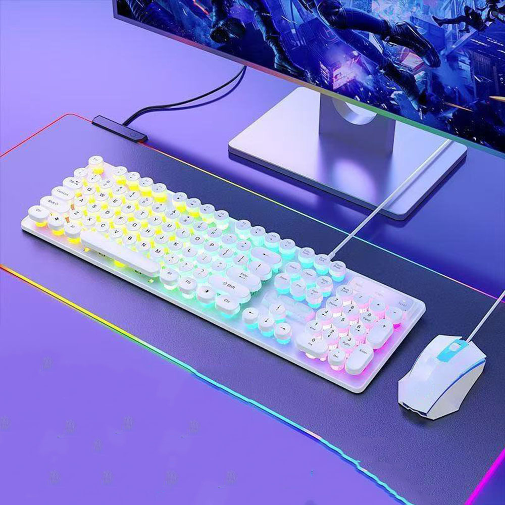 Teclado retro de máquina de es - Anti-Ghosting Keyboard reseña y precio