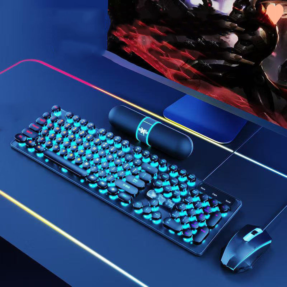 Teclado retro de máquina de es - Anti-Ghosting Keyboard reseña y precio
