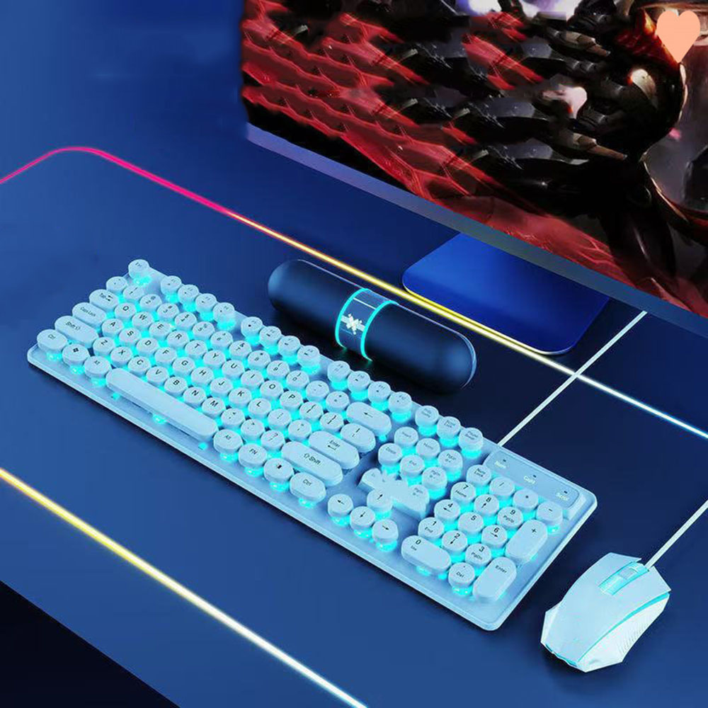 Teclado retro de máquina de es - Anti-Ghosting Keyboard reseña y precio