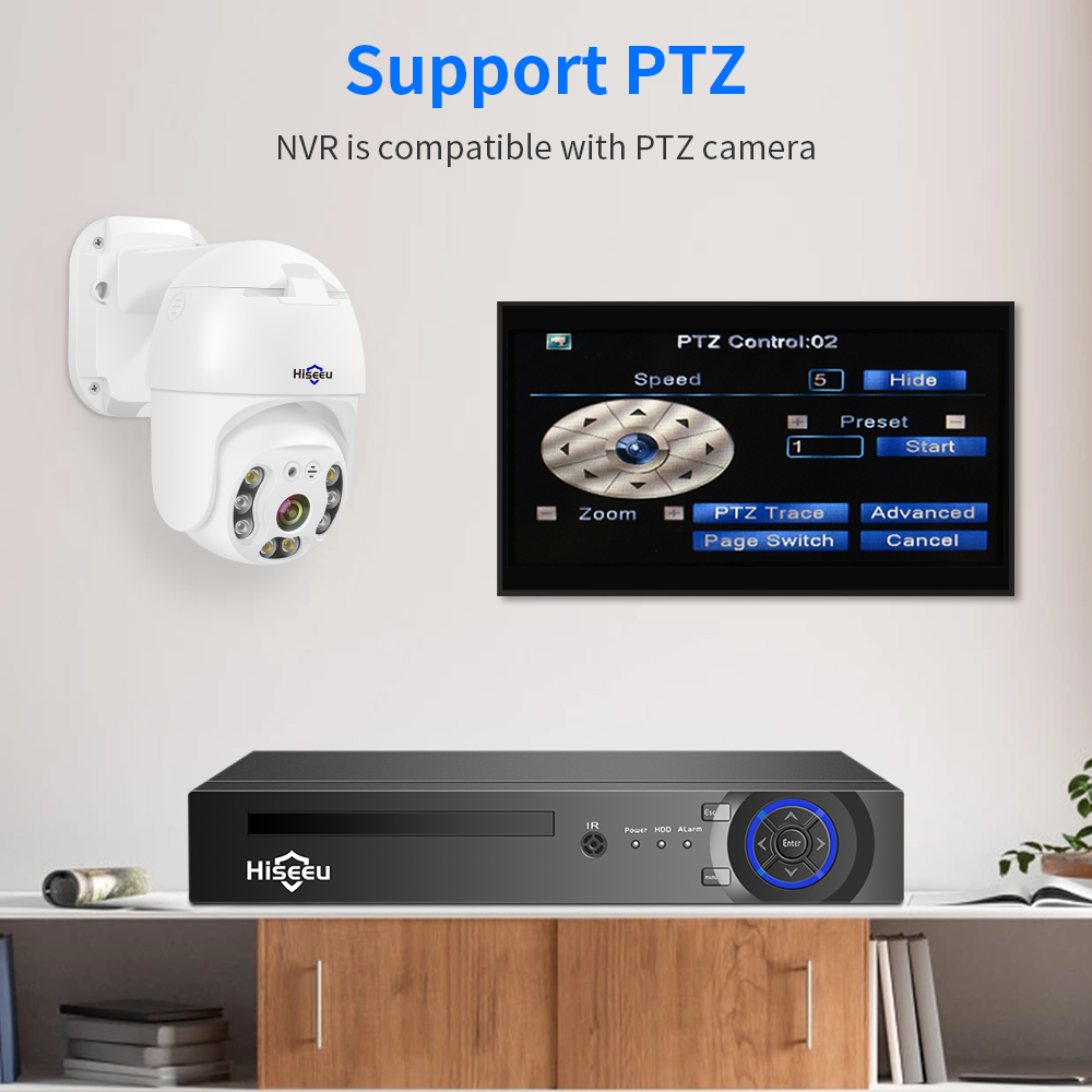 Hiseeu 4CH 10CH 16CH 4K 8MP 5M - Webcam 4K reseña y precio