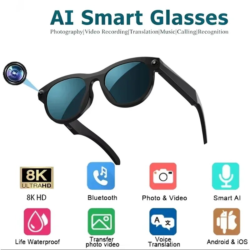 Gafas Inteligentes 8KHD con IA - Gaming Controller reseña y precio