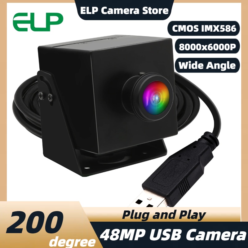 Cámara USB ELP 48MP 8K Ultra H - Webcam 4K reseña y precio