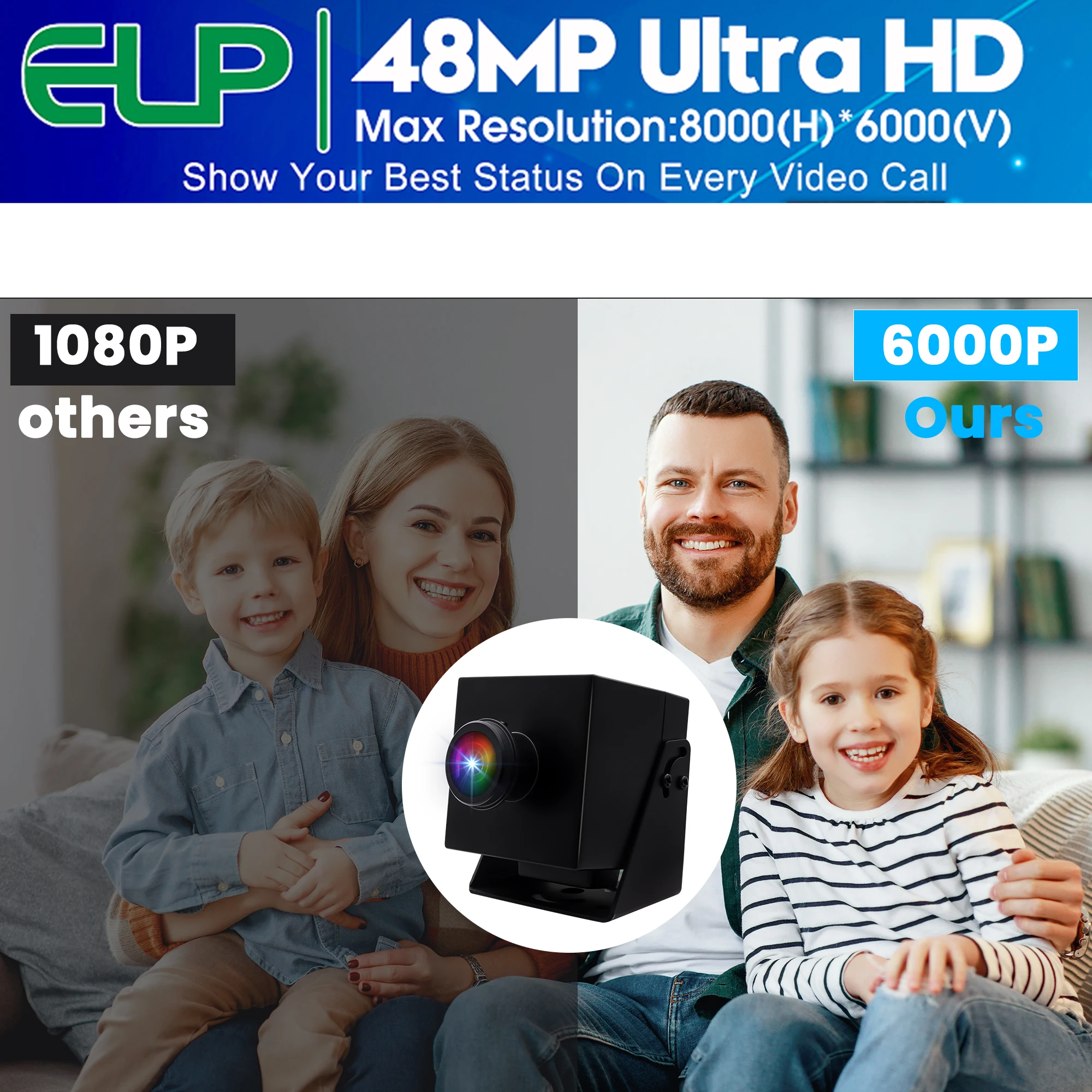 Cámara USB ELP 48MP 8K Ultra H - Webcam 4K reseña y precio