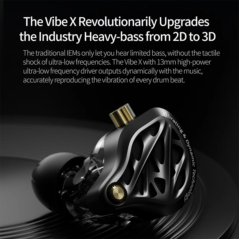 Auriculares KZ Vibe X con vibr - Gaming Headset reseña y precio