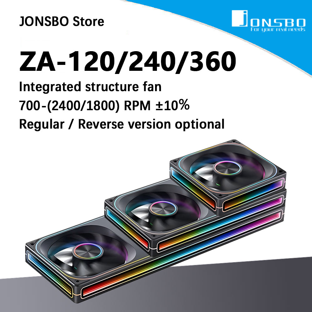 JONSBO ZA-120/240/360 ARGB 12/ - Argb Case Fan reseña y precio