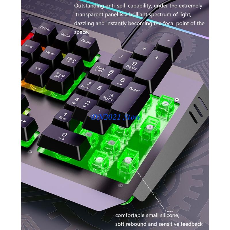 Teclado con cable F3KE DS600 1 - Anti-Ghosting Keyboard reseña y precio