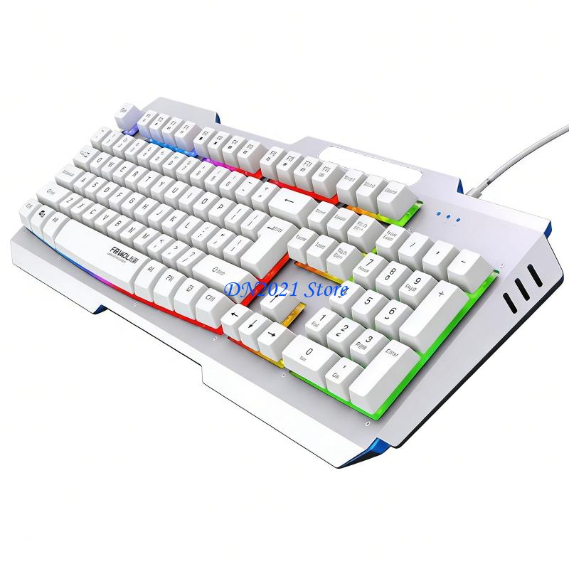 Teclado con cable F3KE DS600 1 - Anti-Ghosting Keyboard reseña y precio