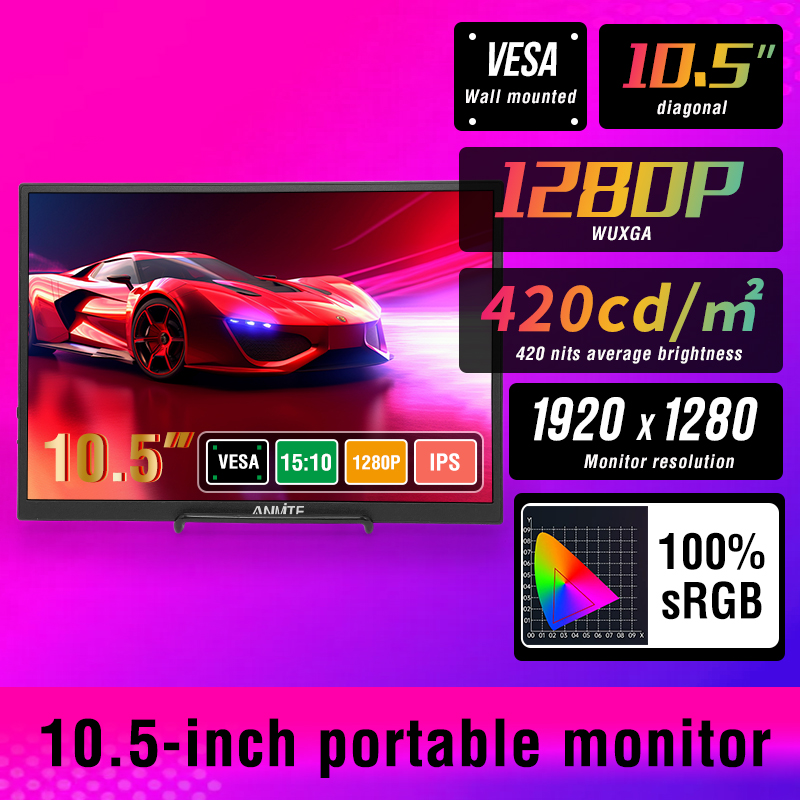 Anmite Monitor portátil de 10, - Pc Gaming Gigabyte reseña y precio