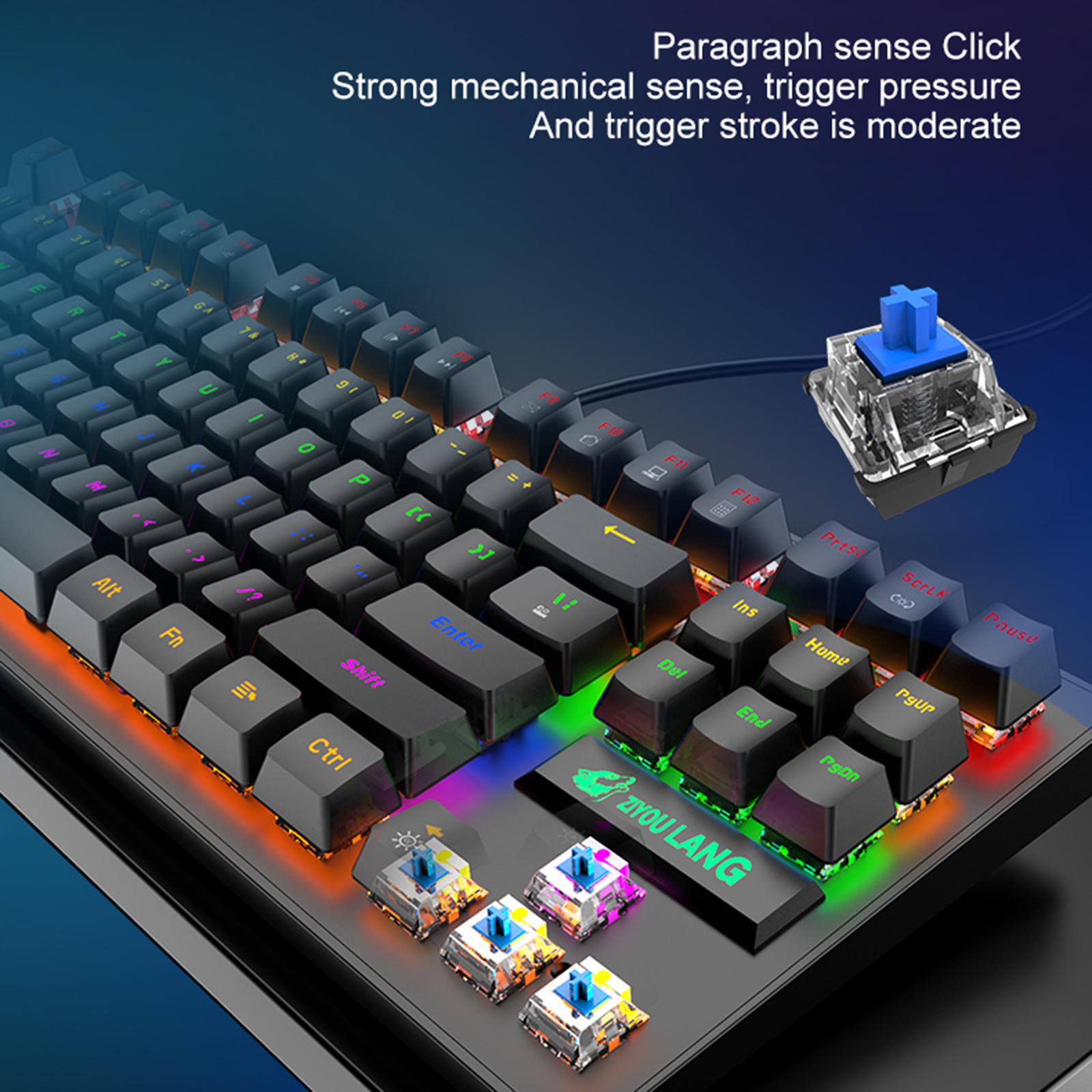 Teclado Mecánico para Juegos,  - Anti-Ghosting Keyboard reseña y precio