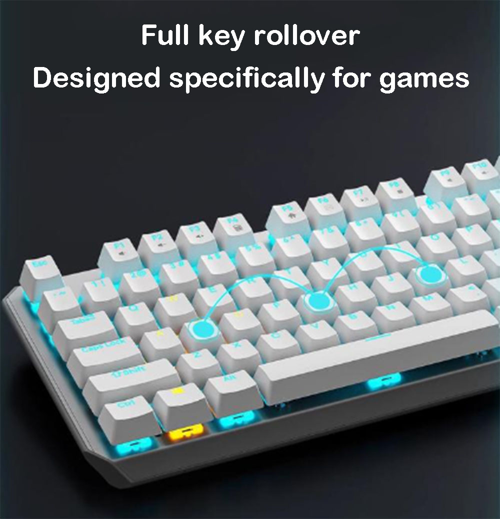 Teclado mecánico para juegos d - Anti-Ghosting Keyboard reseña y precio