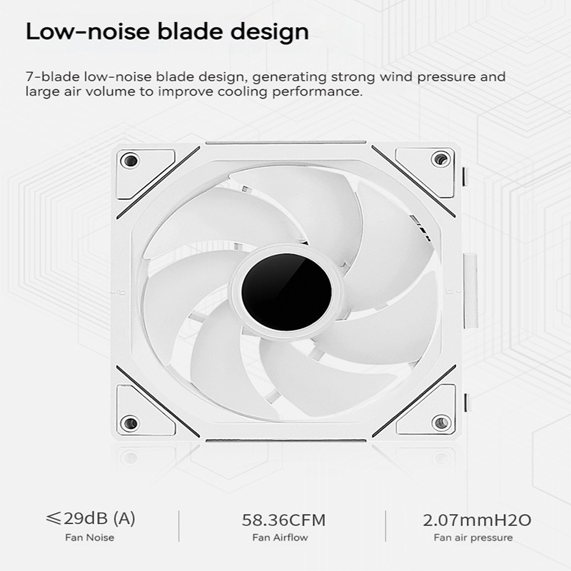 TEUCER JM-1 ventilador con fun - Argb Case Fan reseña y precio