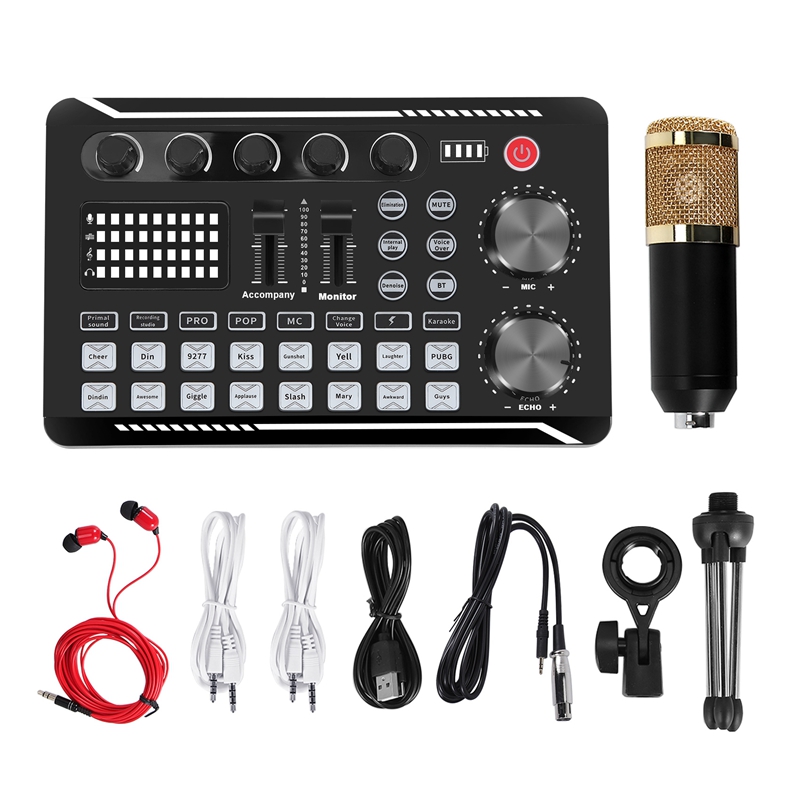 Kit de Tarjeta de Sonido F998, - Pc Gaming Kit reseña y precio