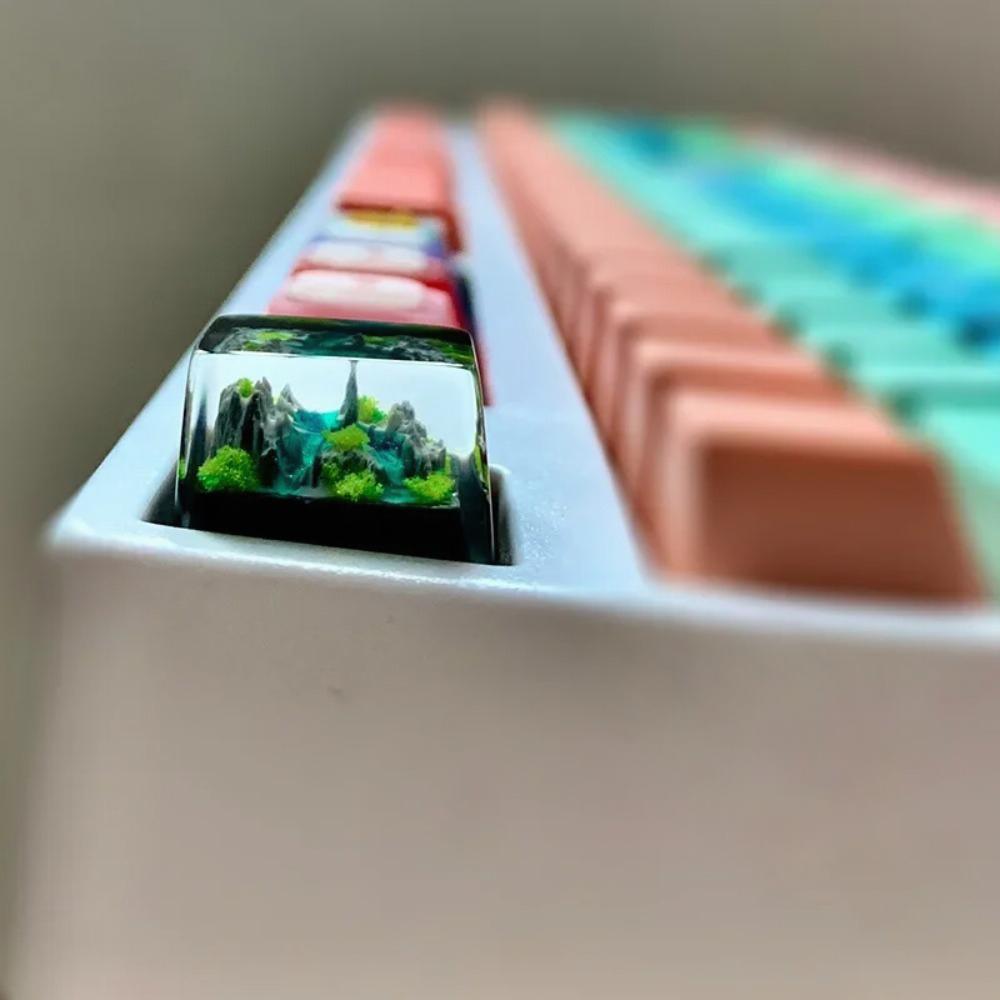 Teclas de montaña y mar de res - Pc Gaming Aesthetic reseña y precio