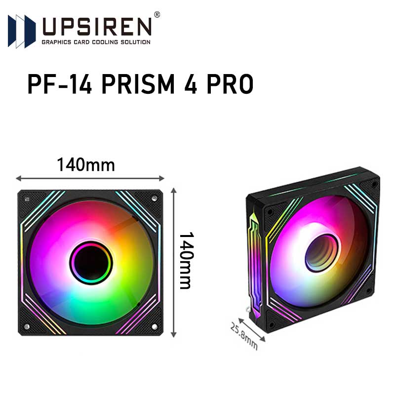 UPSIREN PF-14 PRISM 4PRO venti - Argb Case Fan reseña y precio