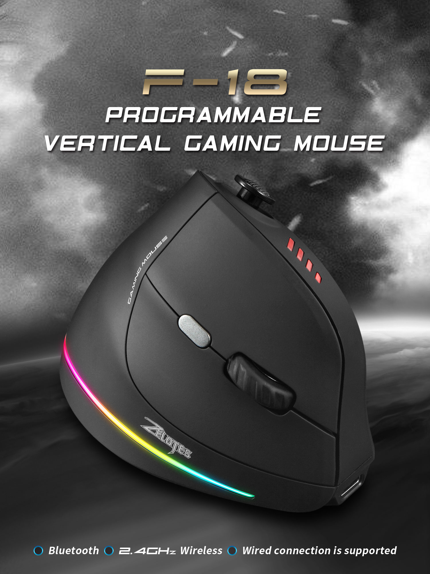 Jomaa RGB retroiluminado Contr - Gaming Controller reseña y precio